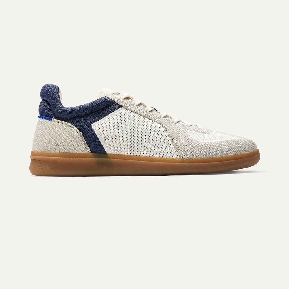 Rothy’s The RS01 Sneaker Panther Men’s Size 10.5 White & Blue Casual Shoes - Picture 4 of 14